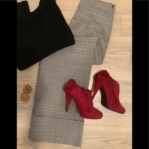 Zara woman wide cuff patterned pants❤️❤️❤️❤️